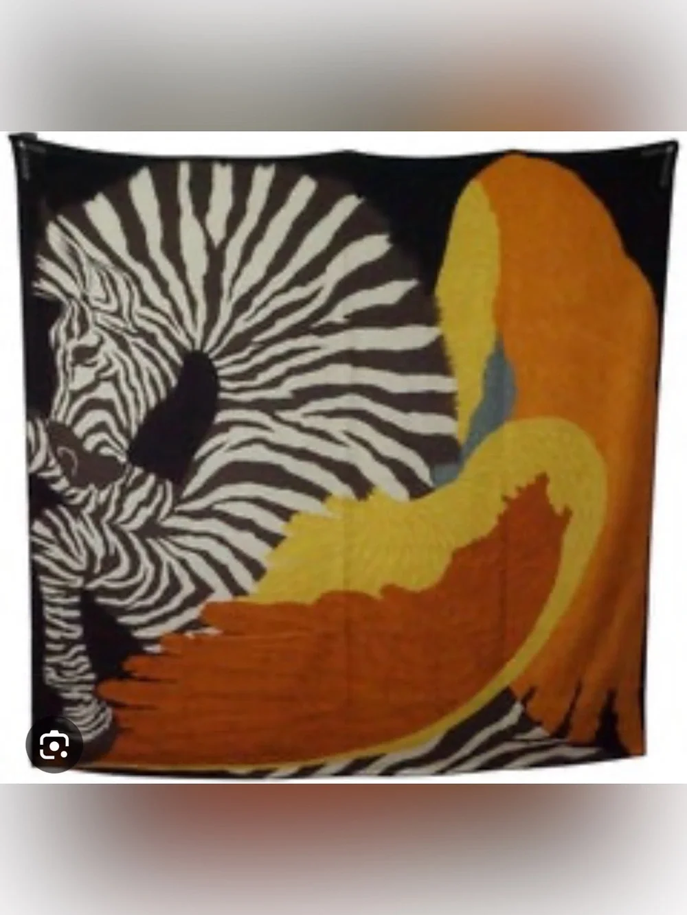 *RARE* BNWOT Hermes 140cm Silk/Cashmere Shawl - ZEBRA PEGASUS - Alice Shirley